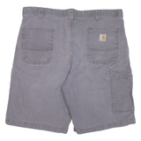 CARHARTT Mens Workwear Shorts Grey Relaxed XL W40