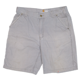 CARHARTT Mens Workwear Shorts Grey Relaxed L W36