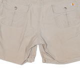 CARHARTT Womens Workwear Shorts Beige Relaxed UK 10 W30
