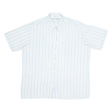 C&A BOUTIQUE Mens Shirt Blue Striped XL