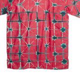Womens Shirt Red Crazy Pattern M