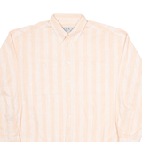 C.N Mens Shirt Pink Striped Long Sleeve XL