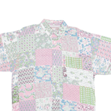 LETS GO Mens Shirt Pink Floral XL