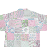 LETS GO Mens Shirt Pink Floral XL