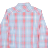 RALPH LAUREN Womens Shirt Blue Check Long Sleeve UK 4