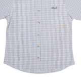 JACK WOLFSKIN Womens Shirt Grey Check XS