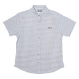 JACK WOLFSKIN Womens Shirt Grey Check XS