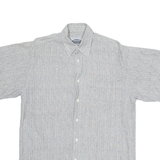 TORERO Mens Plain Shirt Grey S