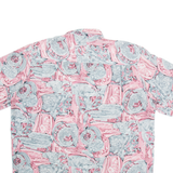Mens Shirt Grey Crazy Pattern L