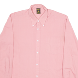 TORERO Mens Plain Shirt Red Long Sleeve M