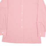 TORERO Mens Plain Shirt Red Long Sleeve M