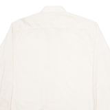 SCHIESSER Mens Plain Shirt Beige Long Sleeve L