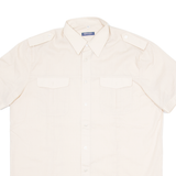 SEIDENSTICKER Mens Plain Shirt Beige M