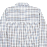 THE NORTH FACE Mens Shirt White Check Long Sleeve S