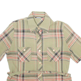 ECKERT Belt Womens Shirt Green Check M