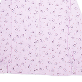 SPENGLER Womens Shirt Purple Floral Long Sleeve M