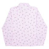 SPENGLER Womens Shirt Purple Floral Long Sleeve M