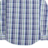 TOMMY HILFIGER Mens Shirt Blue Check Long Sleeve XL