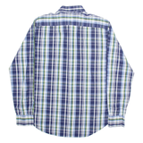 TOMMY HILFIGER Mens Shirt Blue Check Long Sleeve XL