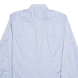 HUGO BOSS Slim Fit Mens Plain Shirt Blue Long Sleeve M