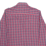 TOMMY HILFIGER Mens Shirt Red Check Long Sleeve S