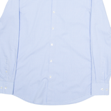 BOSS Slim Fit Mens Shirt Blue Check Long Sleeve M