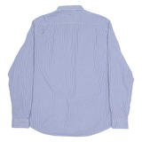 NAPAPIJRI Mens Shirt Blue Check Long Sleeve M