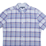 TOMMY HILFIGER Mens Shirt Blue Check M