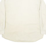 BIG STAR Mens Plain Shirt Beige Long Sleeve L