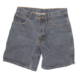 TOP JEANS Mens Denim Shorts Grey M W30