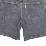 TOP JEANS Mens Denim Shorts Grey M W30