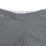 LACOSTE Womens Chino Shorts Grey M W32