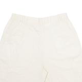 GREEN VILLAGE Womens Chino Shorts Beige Relaxed M W30