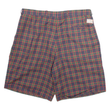 MCGREGOR Mens Chino Shorts Black Relaxed Check M W34