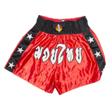 THAI BOXING Mens Sports Shorts Red Relaxed XL W30