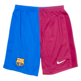 NIKE Barcelona FC Mens Sports Shorts Blue L W26