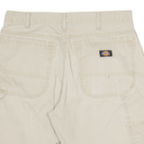 DICKIES Mens Workwear Shorts Brown M W32
