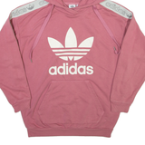 ADIDAS Womens Pink Hoodie UK 8