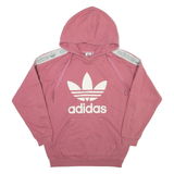 ADIDAS Womens Pink Hoodie UK 8
