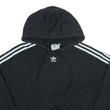 ADIDAS Womens Black Hoodie UK 8