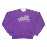 DODGER Rio Las Vegas Womens Sweatshirt Purple High Neck USA 2XL