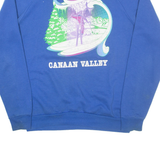 BELTON Canaan Valley West Virginia Womens Sweatshirt Blue USA L