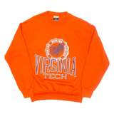 SIGNAL Virginia Tech Hokies Mens Sweatshirt Orange USA L
