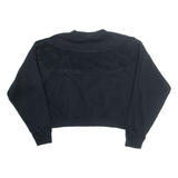 NIKE Cropped Womens Sweatshirt Black XS