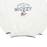 MICKEY & CO Mickey Mouse Womens Sweatshirt Cream L