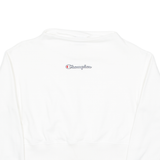 CHAMPION Cropped Womens Sweatshirt White M