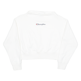CHAMPION Cropped Womens Sweatshirt White M