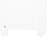 CHAMPION Cropped Womens Sweatshirt White M