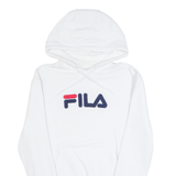 FILA Mens White Hoodie S