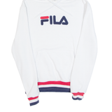 FILA Mens White Hoodie S